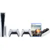 Image de PlayStation 5 Slim Disc Edition + Battlefield 6 + Manette Supplémentaire Blanc + Station de Charge