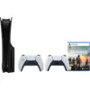 Image de PlayStation 5 Slim Disc Edition + Battlefield 6 + Façades Noir + Manette Supplémentaire Blanc