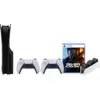 Image de PS5 Slim Disc Edition + Black Ops 7 + Façades Noir + Manette Supplémentaire Blanc + Station de Charge