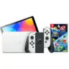 Image de Nintendo Switch OLED Blanc + Super Mario Galaxy 1+2