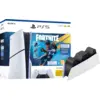 Image de PlayStation 5 Slim Disc Edition Fortnite Pack + Station de Charge