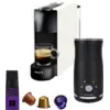 Image de Krups Nespresso Essenza Mini XN1101 Blanc + Pierre Mousseur à Lait