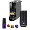 Image de Krups Nespresso Essenza Mini XN110B Gris + Pierre Mousseur à Lait