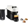 Image de Krups Nespresso Vertuo Pop XN9201 Blanc Coco + Pierre Mousseur à Lait