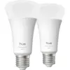 Image de Philips Hue A67 White and Color 1600lm E27 Lot de 2