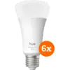 Image de Philips Hue A67 White and Color 1600 lm E27 Lot de 6