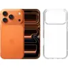 Image de Apple iPhone 17 Pro 512 Go Orange + BlueBuilt Protective Back Cover Transparent