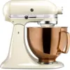 Image de KitchenAid Artisan Mixer 5KSM125 Crème + Bol Mélangeur Design Cuivre