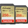 Image de SanDisk SDXC Extreme 256 Go 130 Mo/s Lot de 2
