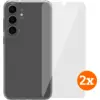 Image de BlueBuilt Protective Cover Samsung Galaxy S25 Plus Transparent + Protège-écran Lot de 2