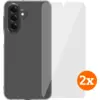 Image de BlueBuilt Samsung Galaxy A17 4G/5G Back Cover Transparent + Protège-écran Verre Lot de 2