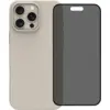 Image de BlueBuilt Back Cover iPhone 16 Pro Max Beige + Protège-écran avec Filtre de Confidentialité Verre