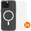 Image de BlueBuilt Protective Back Cover avec MagSafe iPhone 16 Pro Max + Protège-écran Lot de 2