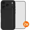 Image de BlueBuilt Back Cover iPhone 17 Pro Noir + Protège-écran Verre Lot de 2
