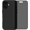 Image de BlueBuilt Back Cover iPhone 16 Noir + Protège-écran avec Filtre de Confidentialité Verre