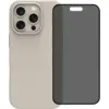 Image de BlueBuilt Back Cover iPhone 16 Pro Beige + Protège-écran avec Filtre de Confidentialité Verre