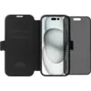Image de BlueBuilt Apple iPhone 16 Book Case Cuir Noir + Protège-écran avec Filtre de Confidentialité Verre