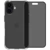 Image de BlueBuilt Protective Back Cover iPhone 16 Transparent + Protège-écran de Confidentialité Verre