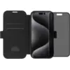 Image de BlueBuilt Apple iPhone 16 Pro Book Case Cuir Noir + Protège-écran avec Filtre de Confidentialité Verre