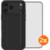 Image de BlueBuilt Back Cover iPhone 17 Pro Max Noir + Protège-écran Lot de 2