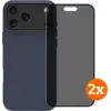 Image de BlueBuilt Protective Cover MagSafe iPhone 17 Pro Max Bleu + Protège-écran de Confidentialité Lot de 2