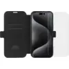 Image de BlueBuilt Apple iPhone 16 Pro Max Book Case Cuir Noir + Protège-écran Verre