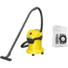 Image de Kärcher WD 3 V-17/4/20 + Kärcher Sac d'Aspirateur pour WD 2 Plus / WD 3 (4x)