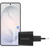 Image de Samsung Galaxy S26 256 Go Blanc 5G + BlueBuilt Chargeur 45 Watts Noir