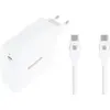 Image de BlueBuilt Chargeur 140 W GaN USB-C Blanc + Câble USB-C 240 W 2 m Nylon Blanc