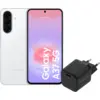 Image de Samsung Galaxy A37 256 Go Blanc 5G + BlueBuilt Chargeur avec Port USB-C 45 W Noir