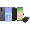 Image de Samsung Galaxy A57 128 Go Gris 5G Enterprise Edition + Pack d'Accessoires de Base