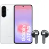 Image de Samsung Galaxy A37 128 Go Blanc 5G + Samsung Galaxy Buds4 Noir