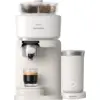 Image de Philips Baristina Bean Swap BAR320/00 Blanc + Mousseur à Lait