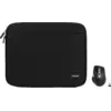 Image de BlueBuilt Housse pour PC Portables Largeur 32 cm 13-14 Pouces Noir + Maximus Souris