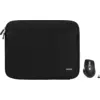Image de BlueBuilt Housse pour PC Portables Largeur 33 cm 14 Pouces M Noir + Maximus Souris