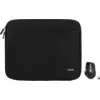 Image de BlueBuilt Housse pour PC Portables Largeur 37 cm 15-16 Pouces S Noir + Maximus Souris