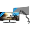 Image de Samsung Odyssey G5 LC34G55TWWPXEN Incurvé + BlueBuilt Bras d'Écran PC pour 1 Écran PC Ultralarge