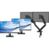 Image de Philips 272B1G/00 Lot de 2 + BlueBuilt Bras d'Écran PC Vérin Mécanique pour 2 Écrans PC