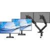 Image de Philips 27E1N1600AE/00 Lot de 2 + BlueBuilt Bras d'Écran PC Vérin Mécanique pour 2 Écrans PC