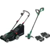 Image de Bosch Rotak 18V2-43 + Bosch EasyGrassCut 18 + Bosch Kit de Démarrage 18 V 4,0 Ah (2x)