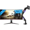 Image de AOC CU34G2XP/BK + Vortech Bras d'Écran PC avec Vérin à Gaz