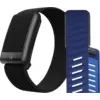 Image de WHOOP 5.0 Peak Noir Abonnement 1 An + WHOOP 5.0 SportFlex Bracelet Bleu