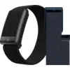 Image de WHOOP 5.0 Peak Noir Abonnement 1 An + WHOOP 5.0 Superknit Luxe Bracelet Bleu Foncé