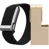 Image de WHOOP MG Life Noir Abonnement 1 An + WHOOP MG SuperKnit Luxe Bracelet Bleu Foncé