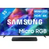 Image de Samsung Micro RGB 55" R85H (2026) + Samsung HW-S60D Noir (2024)