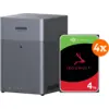 Image de UGREEN NASync DH4300 Plus + Seagate IronWolf 4 To Lot de 4
