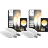 Image de Philips Hue Ampoule Bougie White Ambiance E14 Lot de 4