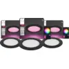 Image de Philips Hue Spot Encastré Slim Lot de 3 - White and Color - 170 mm - Noir