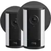 Image de Ring Spotlight Cam Pro 2e Génération Fiche Noir Lot de 2