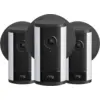 Image de Ring Spotlight Cam Pro 2e Génération Fiche Noir Lot de 3